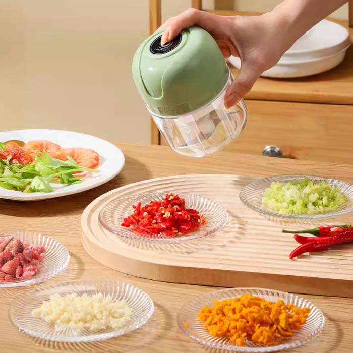 Miniatura 4 de Mini Picadora Triturador De Alimentos